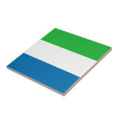 Drapeau Sierra Leone Carreaux en céramique (Côté)