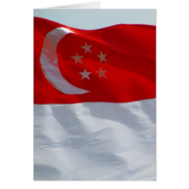 drapeau singapour (Devant)