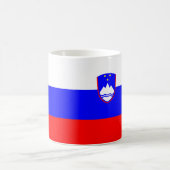 Drapeau Slovénie Céramique café Mug (Centre)