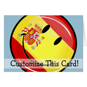 Drapeau souriant d'Espagne