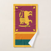 Drapeau Sri Lanka (Serviette à main)