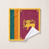 Drapeau Sri Lanka (Gant de toilette)