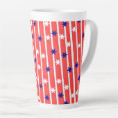 Drapeau Stars Latte Mug (Angle droit)
