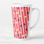 Drapeau Stars Latte Mug (Droite)