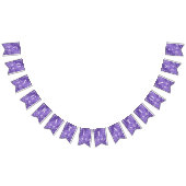 Drapeau stylé de Bunal Floral Violet (Tout)