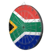Drapeau sud-africain Cible de flechettes Afrique d (Devant droit)