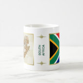 Drapeau sud-africain + Plan Mug (Centre)