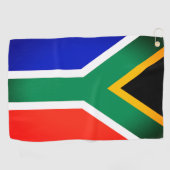 Drapeau sud-africain serviette de golf (Horizontal)