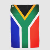 Drapeau sud-africain serviette de golf (Devant)