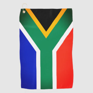 Drapeau sud-africain serviette de golf