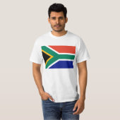 Drapeau sud-africain T-shirt (Devant entier)