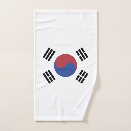drapeau sud-coréen (Serviette à main)