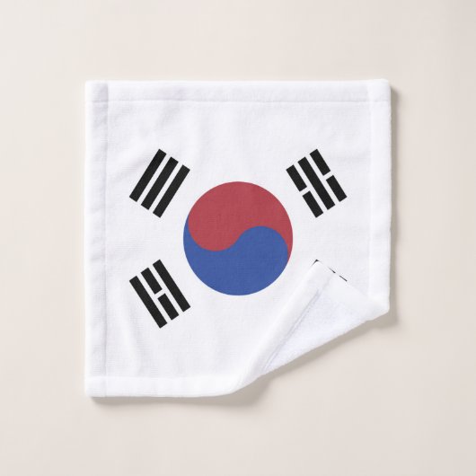 drapeau sud-coréen (Gant de toilette)