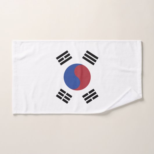 drapeau sud-coréen (Serviette à main)