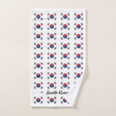 Drapeau sud-coréen (Serviette à main)