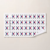 Drapeau sud-coréen (Serviette à main)