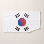 Drapeau sud-coréen (Serviette à main)