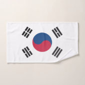 Drapeau sud-coréen (Serviette à main)