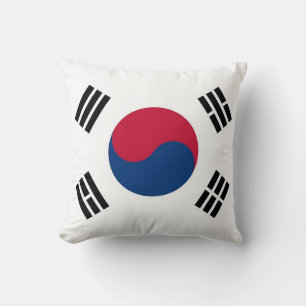 Drapeau sud-coréen sur le Coussin américain MoJo
