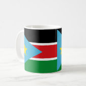 Drapeau Sud-Soudan Céramique café Mug (Devant gauche)