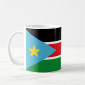 Drapeau Sud-Soudan Céramique café Mug (Gauche)