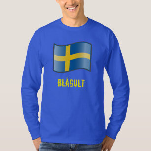 Drapeau Suède Blågult Long Sleeve T-Shirt