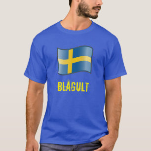 Drapeau Suède Blågult T-Shirt