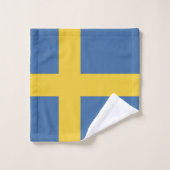 Drapeau suédois (Gant de toilette)