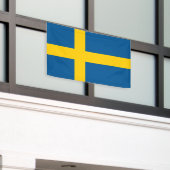 Drapeau suédois de Suède bannière personnalisée (Bâtiment extérieur)
