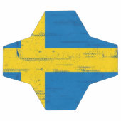 Drapeau suédois Grunge (Plat)