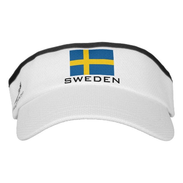 Drapeau suédois lunette de soleil casquette casque (Devant)