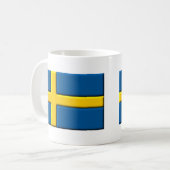 Drapeau suédois Mug suédois (Devant gauche)