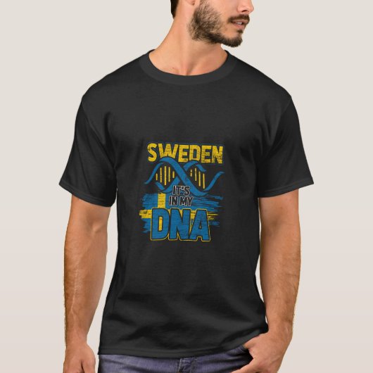 Drapeau suédois Sweat - shirt à capuche Sverige Ad (Devant)