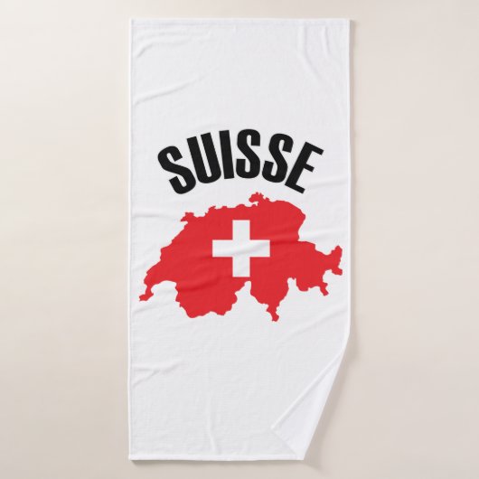 Drapeau suisse (Serviette de bain)