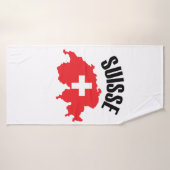 Drapeau suisse (Serviette de bain)