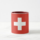 Drapeau suisse de Mug (Centre)