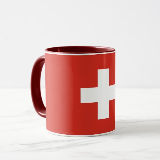 Drapeau suisse de Mug (Devant gauche)