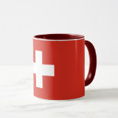 Drapeau suisse de Mug (Devant droit)