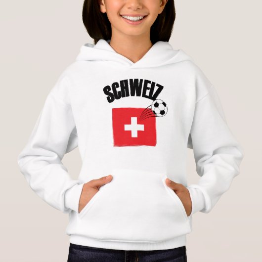 Drapeau suisse de soccer Schweiz Fussball (Devant)