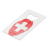 Drapeau Suisse empreintes digitales Country Pride (Devant Angle)