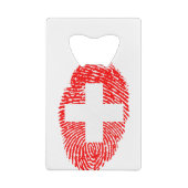 Drapeau Suisse empreintes digitales Country Pride (Dos)