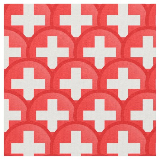 Drapeau suisse et Suisse Tissu branché / mode (Fermer)