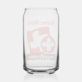 Drapeau suisse Soccer Ball Personnalisation rouge (Verso)