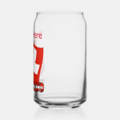 Drapeau suisse Soccer Ball Personnalisation rouge (Gauche)