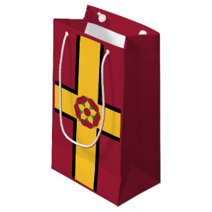 Drapeau sur Northamptonshire Petit sac cadeau