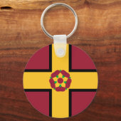 Drapeau sur porte-clés du Northamptonshire (Verso)