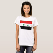 Drapeau Syrie x Carte T-shirt (Devant entier)