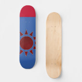 Drapeau Taïwan Red Sun Skateboard (Recto)