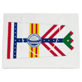 Drapeau Tampa, Floride Grand sac cadeau (Devant)