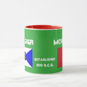 Drapeau Tanger Maroc - Mug personnalisable (Centre)